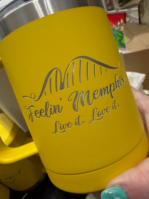 Feelin Memphis Laser Engraved w/ Slider Lid