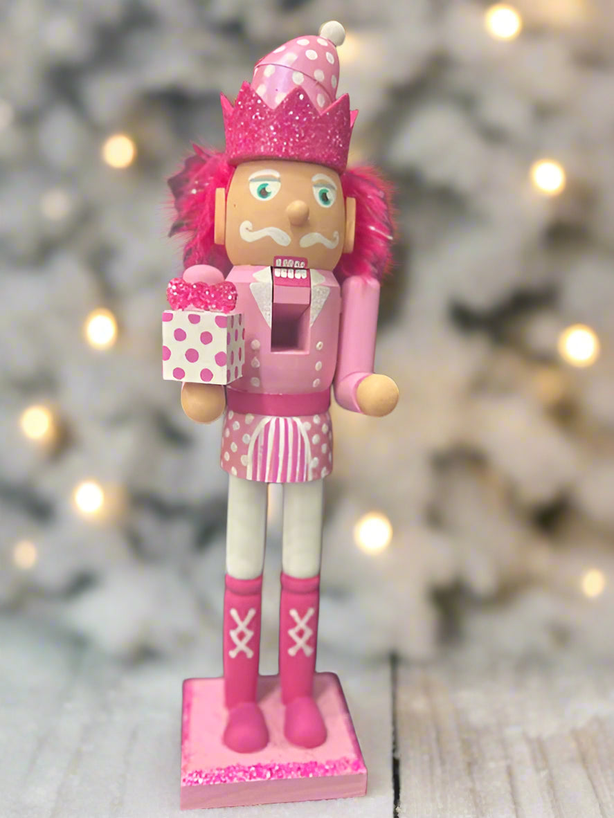 Happy Purple Birthday Nutcracker