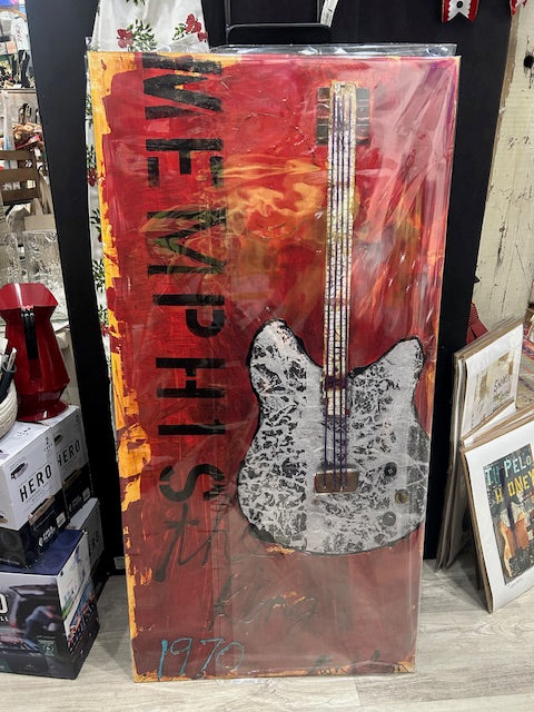 "Memphis Red 1970" REPRODUCTION of an original painting by local Memphian Ron Olson