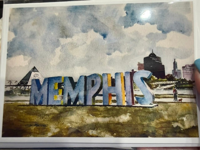 Memphis Greeting Cards By Local Artist Ben Madden
