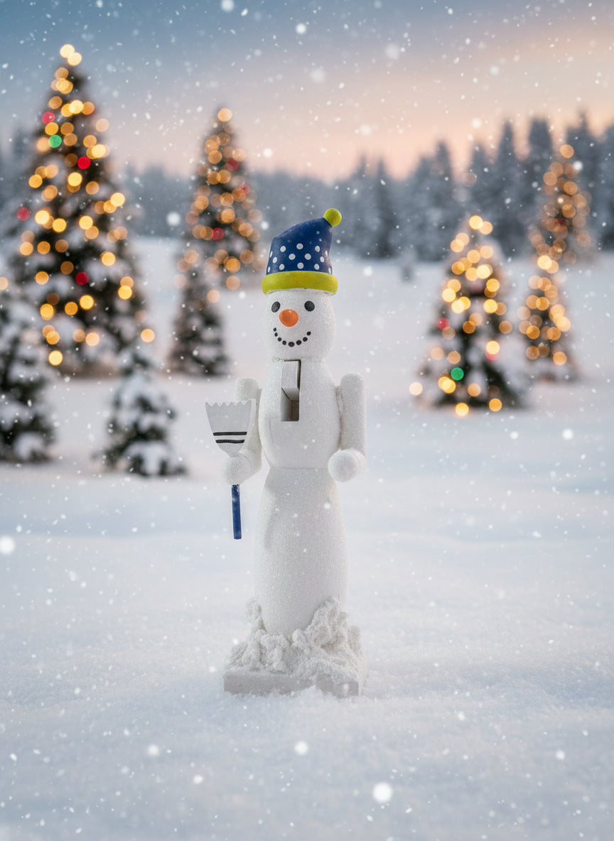 Snowman 6" Nutcracker by Local Kim Cook