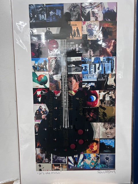 "it's the music " signed PRINT of an original painting by local Memphian Ron Olson