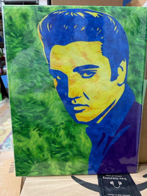 Elvis Fabric Silhouette : Local artist AnnaMade Designs