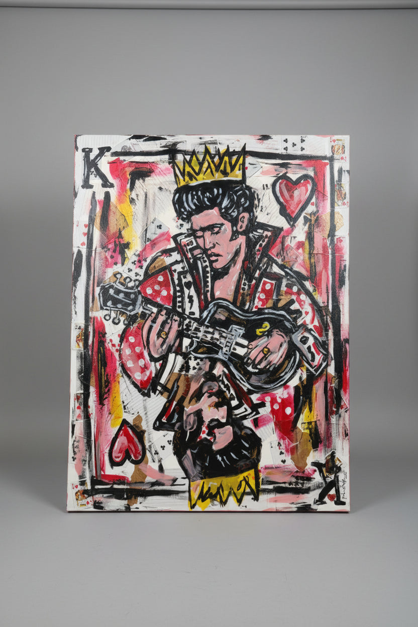 Heart of Elvis Original Art  by Local Jade Miller