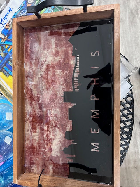 Memphis Tray : Local Artist AnnaMade Designs