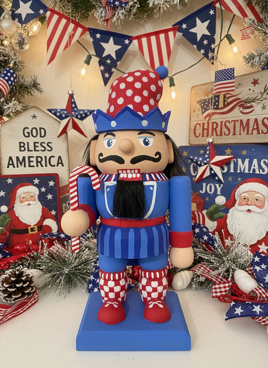 American 7" Nutcracker by Local Kim Cook