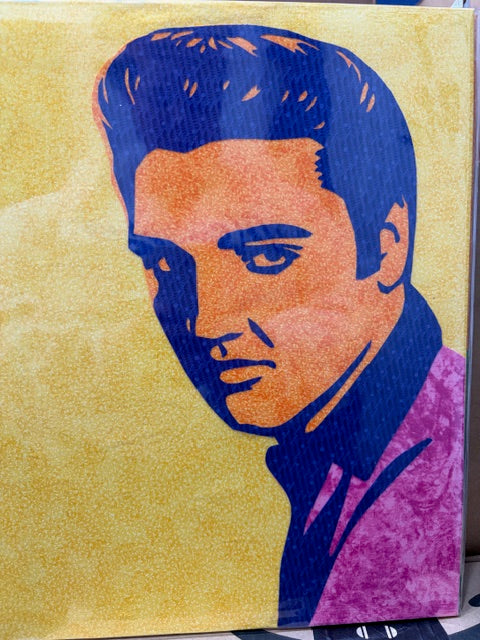 Elvis Fabric Silhouette : Local artist AnnaMade Designs