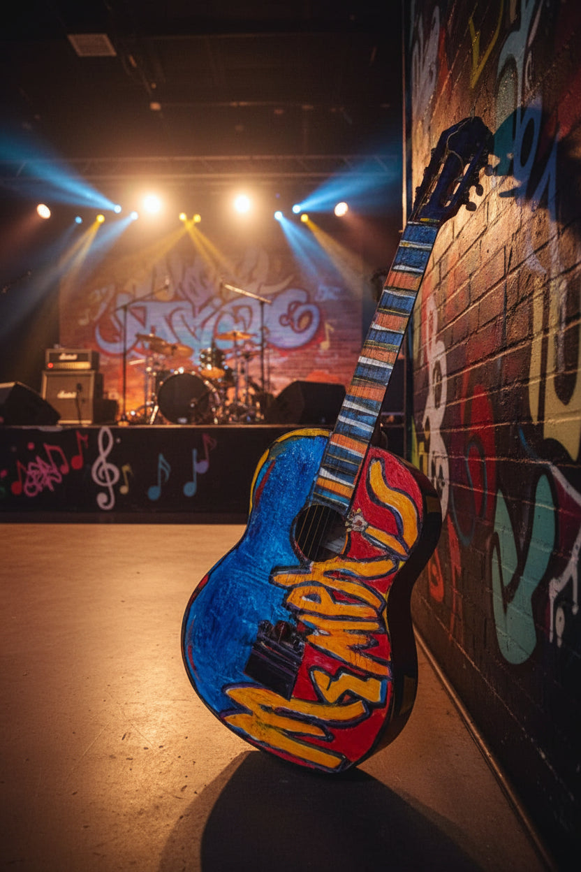 Memphis Guitar by local Artist Debra Edge