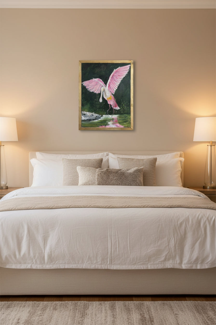 Pink Bird by Local Artist Judy Vandergrift