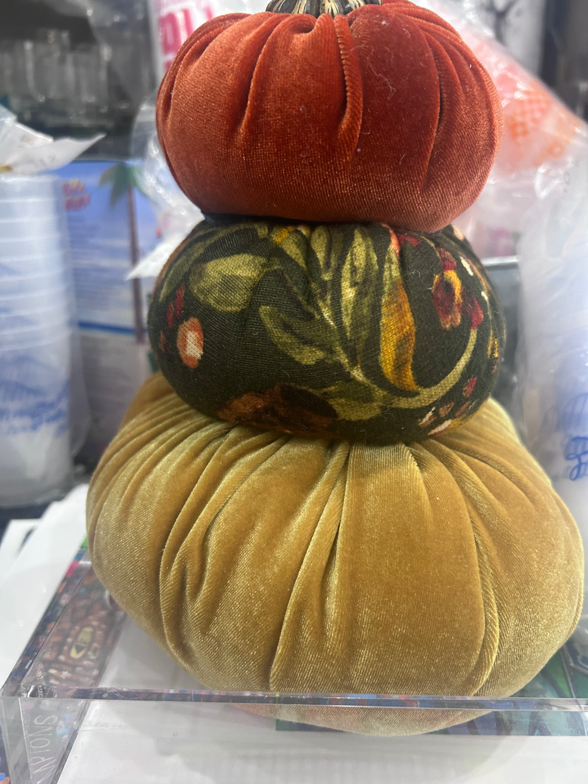 Velvet Pumpkins
