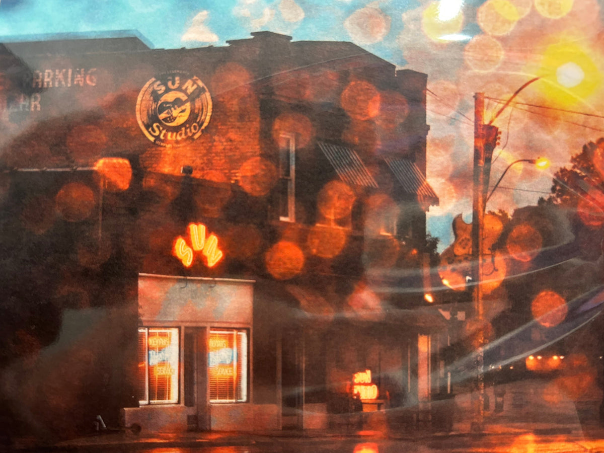 "Sun Studio", Memphis, TN Greeting Card by Karen Pulfer Focht