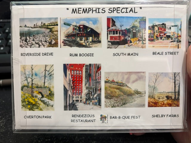 "Memphis Special" Greeting Cards By Local Artist Ben Madden