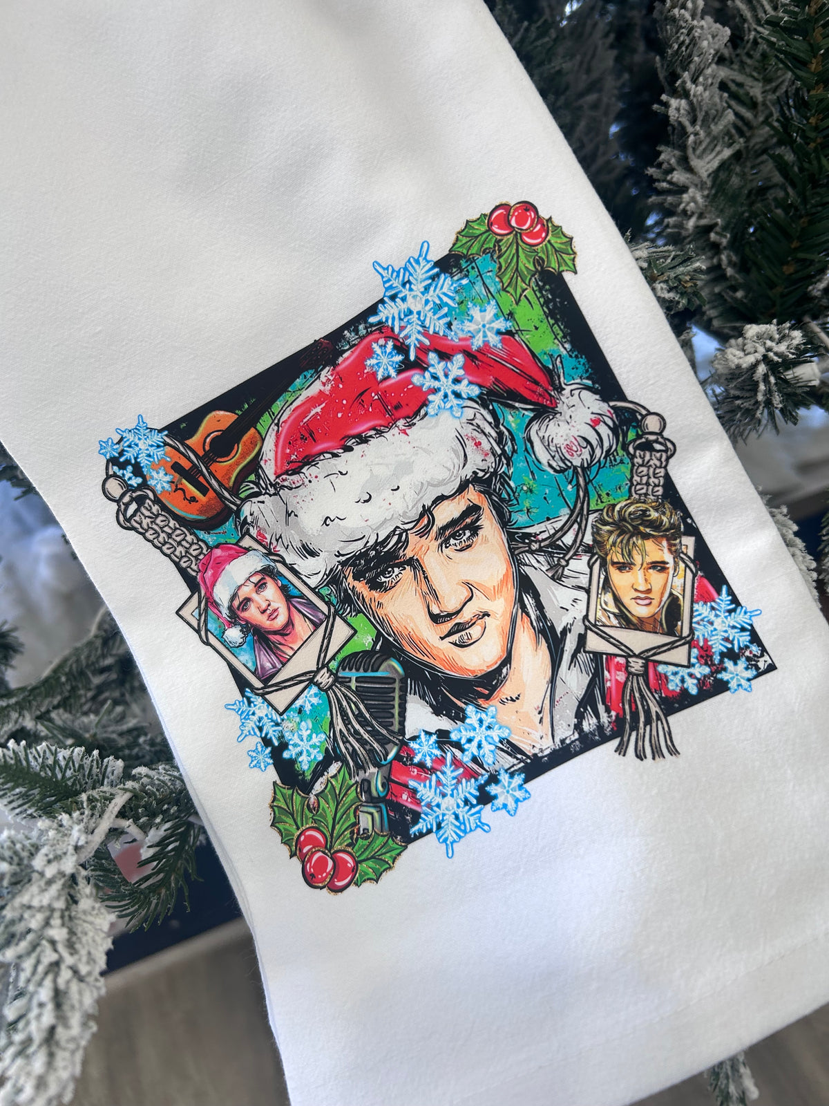 Christmas Elvis Tea Towels