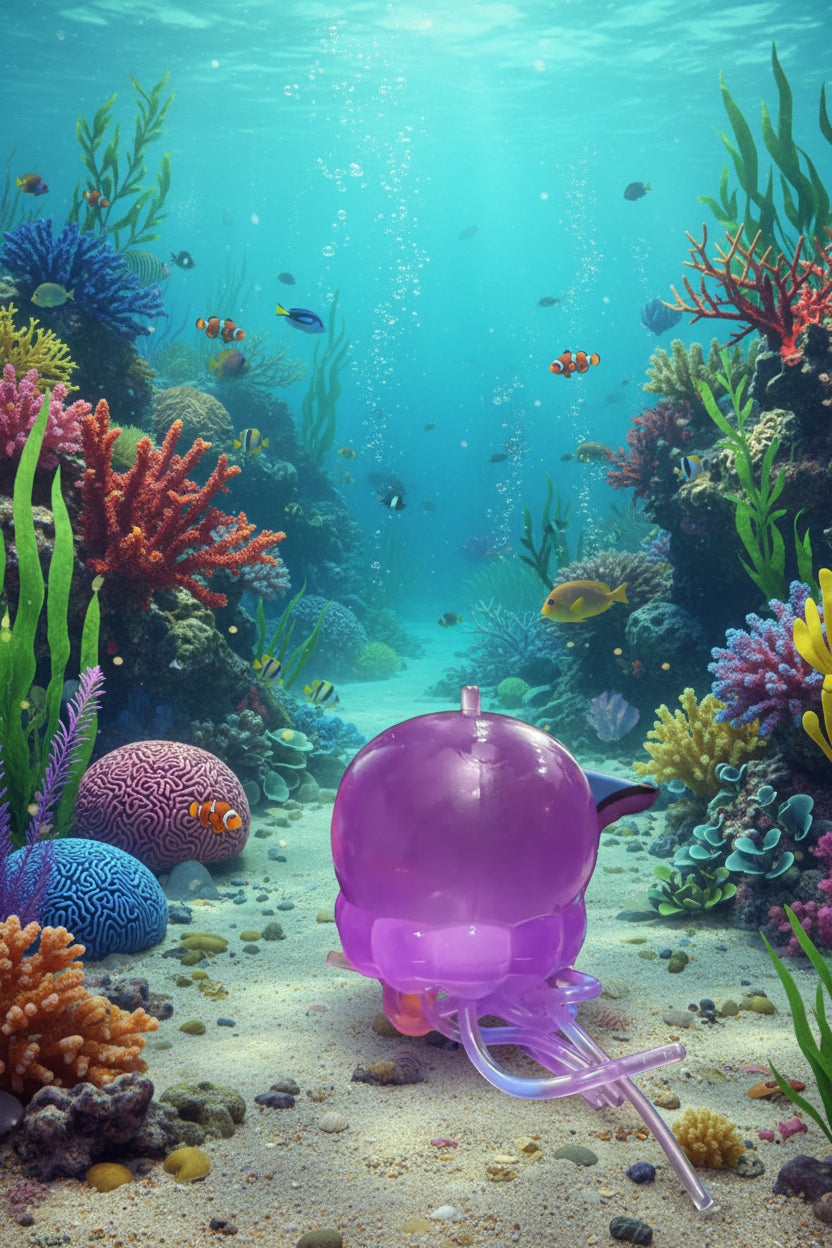 Jellyfish Squishy Stress Ball – Slow-Rise Sensory Fidget Toy