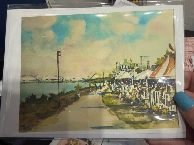 Memphis Greeting Cards By Local Artist Ben Madden