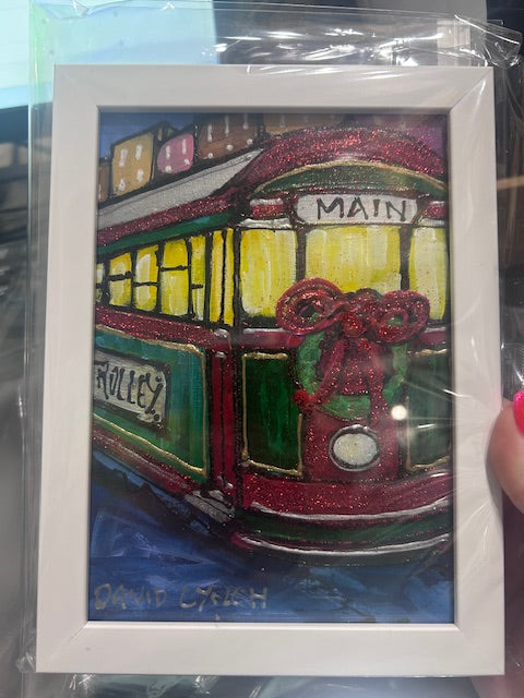 "Main St. Trolley" Originals by David Lynch