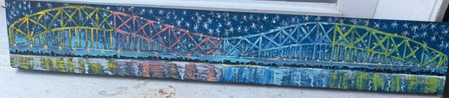 Memphis Bridge by Local Artist Judy Vandergrift