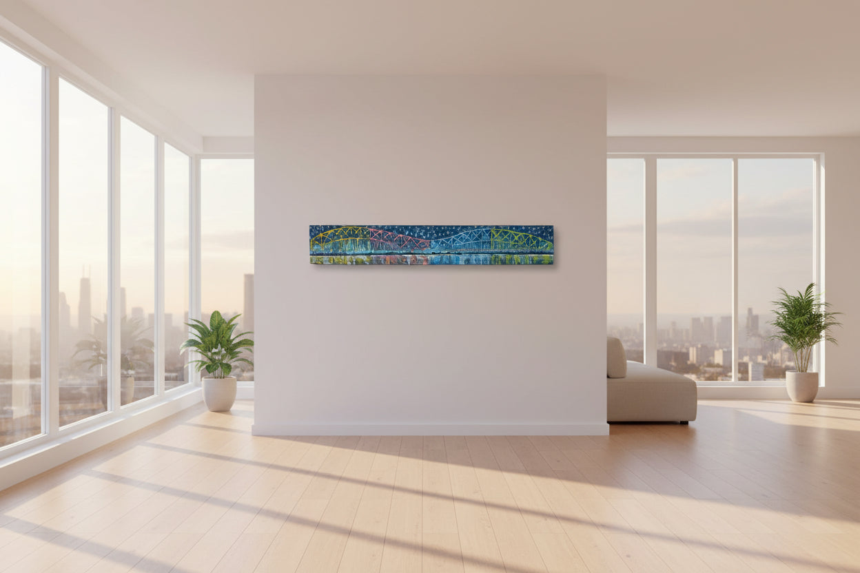 Memphis Bridge by Local Artist Judy Vandergrift