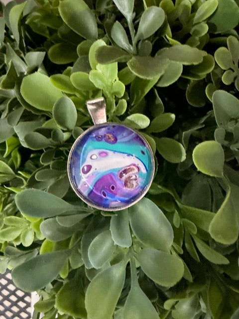 Multi-Color Round Pendants- by Local Memphis Artist Sandra Barrett
