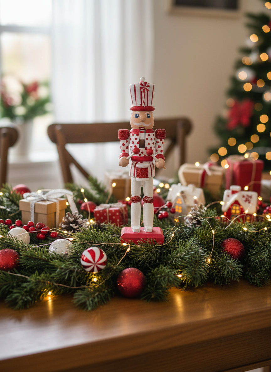 Peppermint 6" Nutcracker by Local Kim Cook