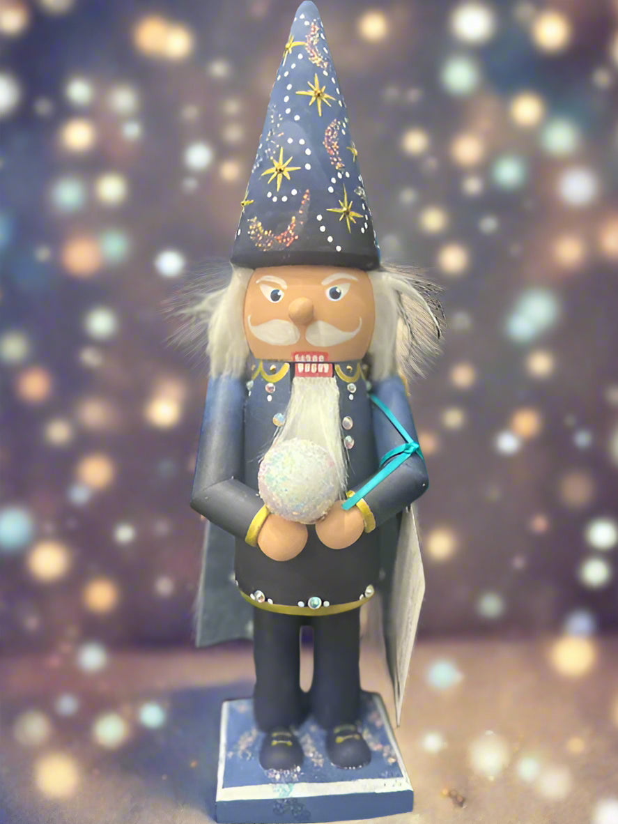 Blue Wizard Nutcracker