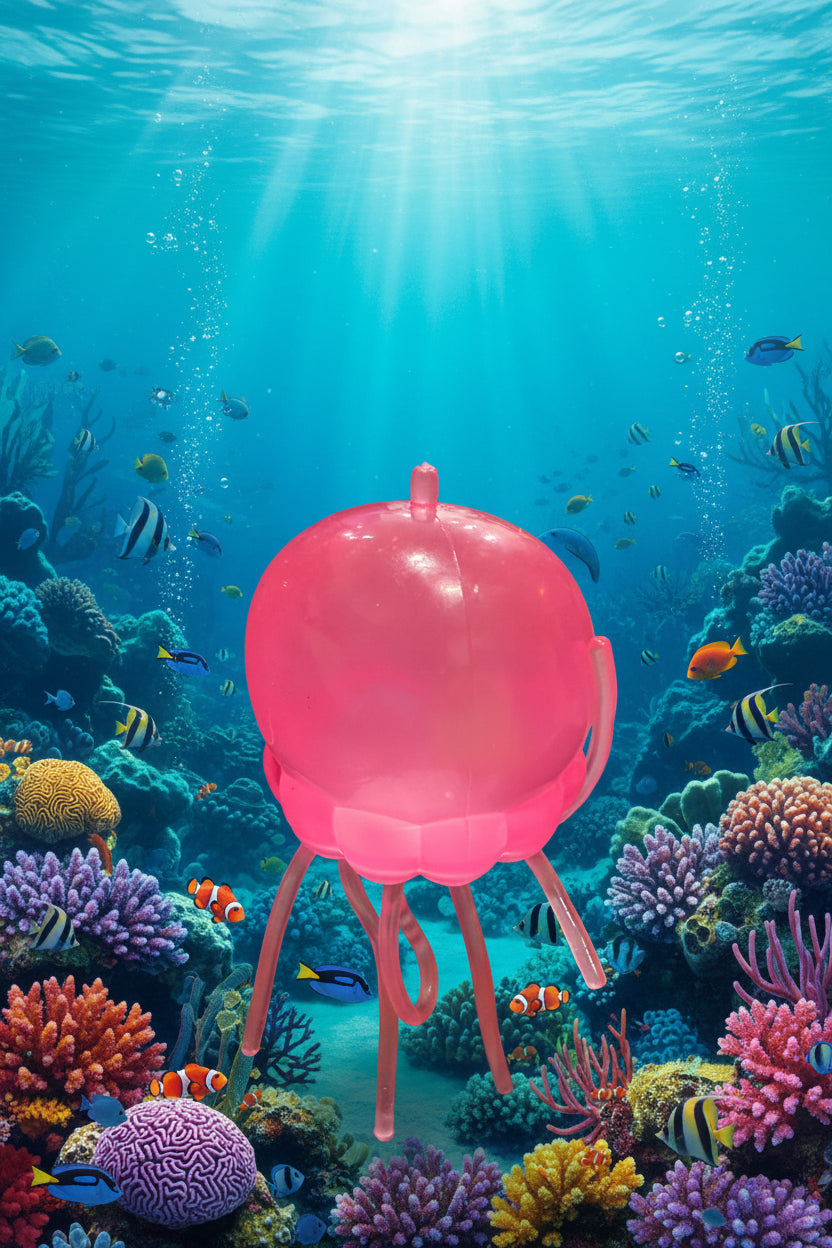 Jellyfish Squishy Stress Ball – Slow-Rise Sensory Fidget Toy