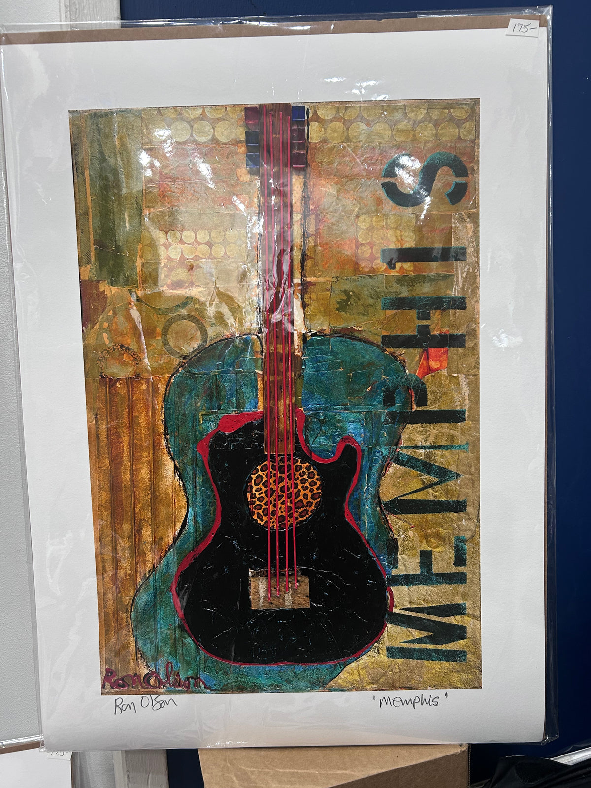 &quot;Memphis&quot; signed PRINT of an original painting by local Memphian Ron Olson