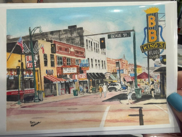 Memphis Greeting Cards By Local Artist Ben Madden
