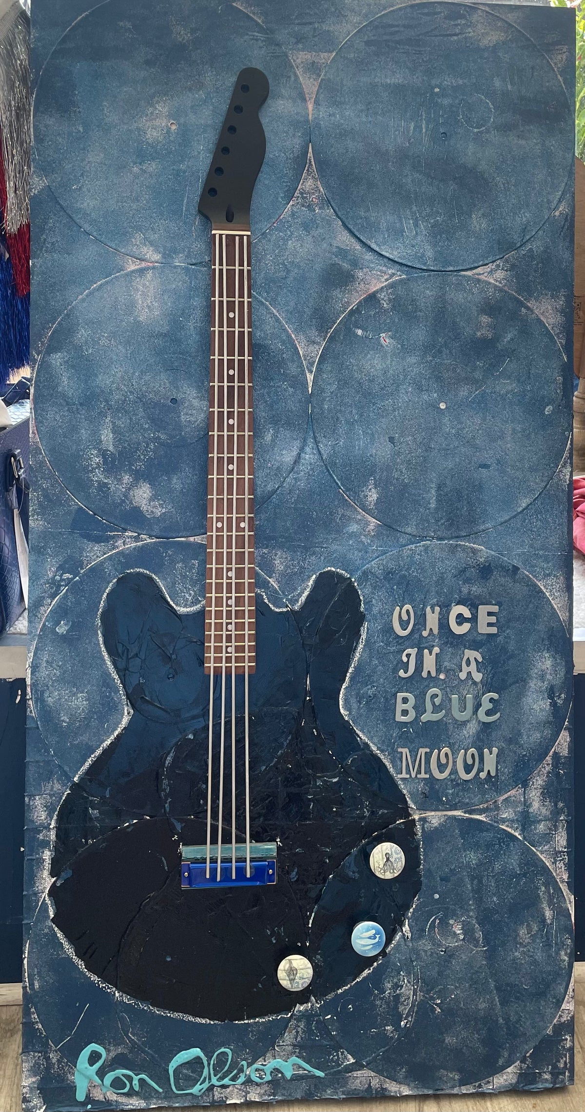 "Once in a Blue Moon" ORGINAL painting by local Memphian Ron Olson