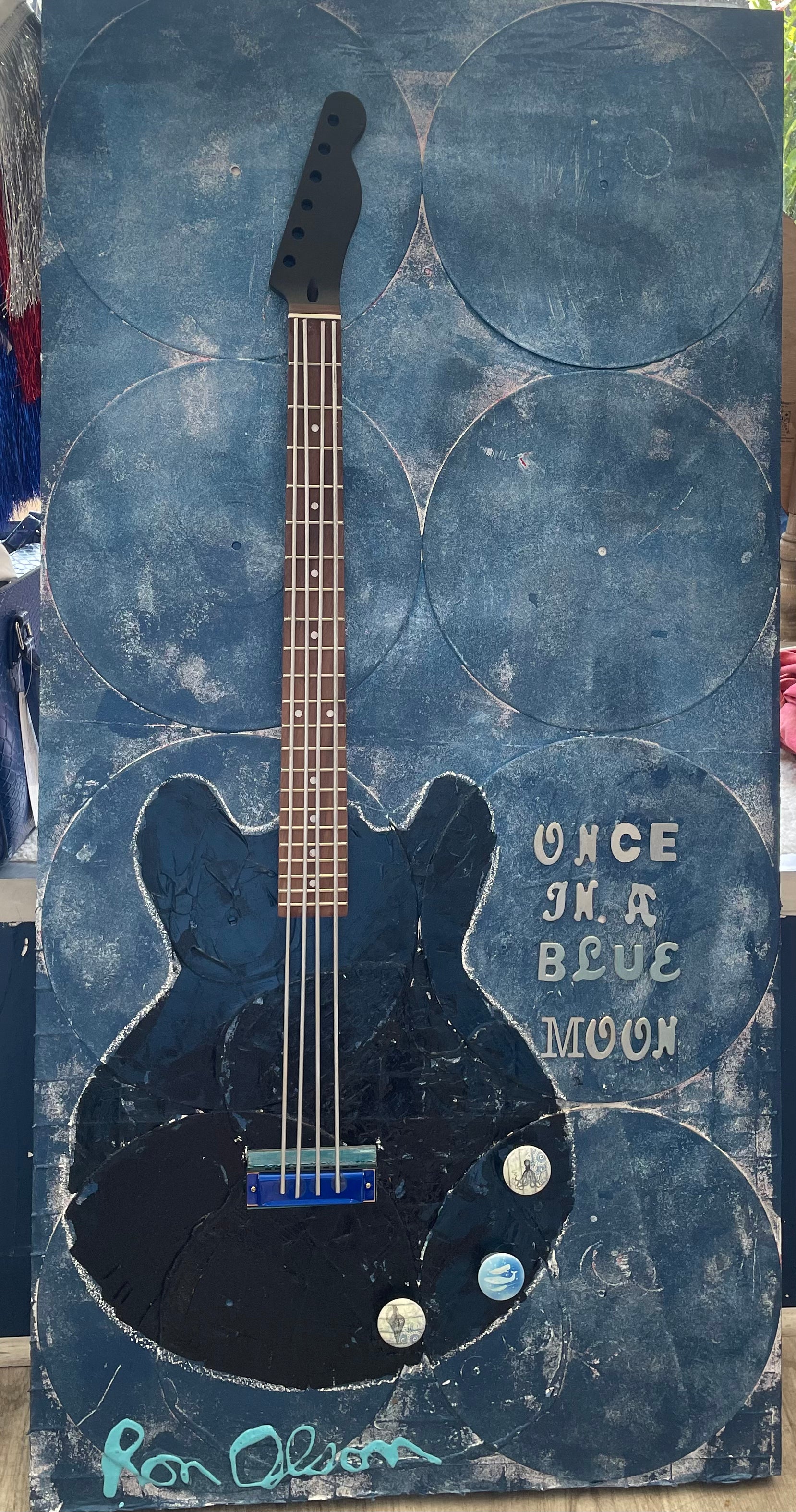 “Once In A Blue Moon” Original by Ron Olson