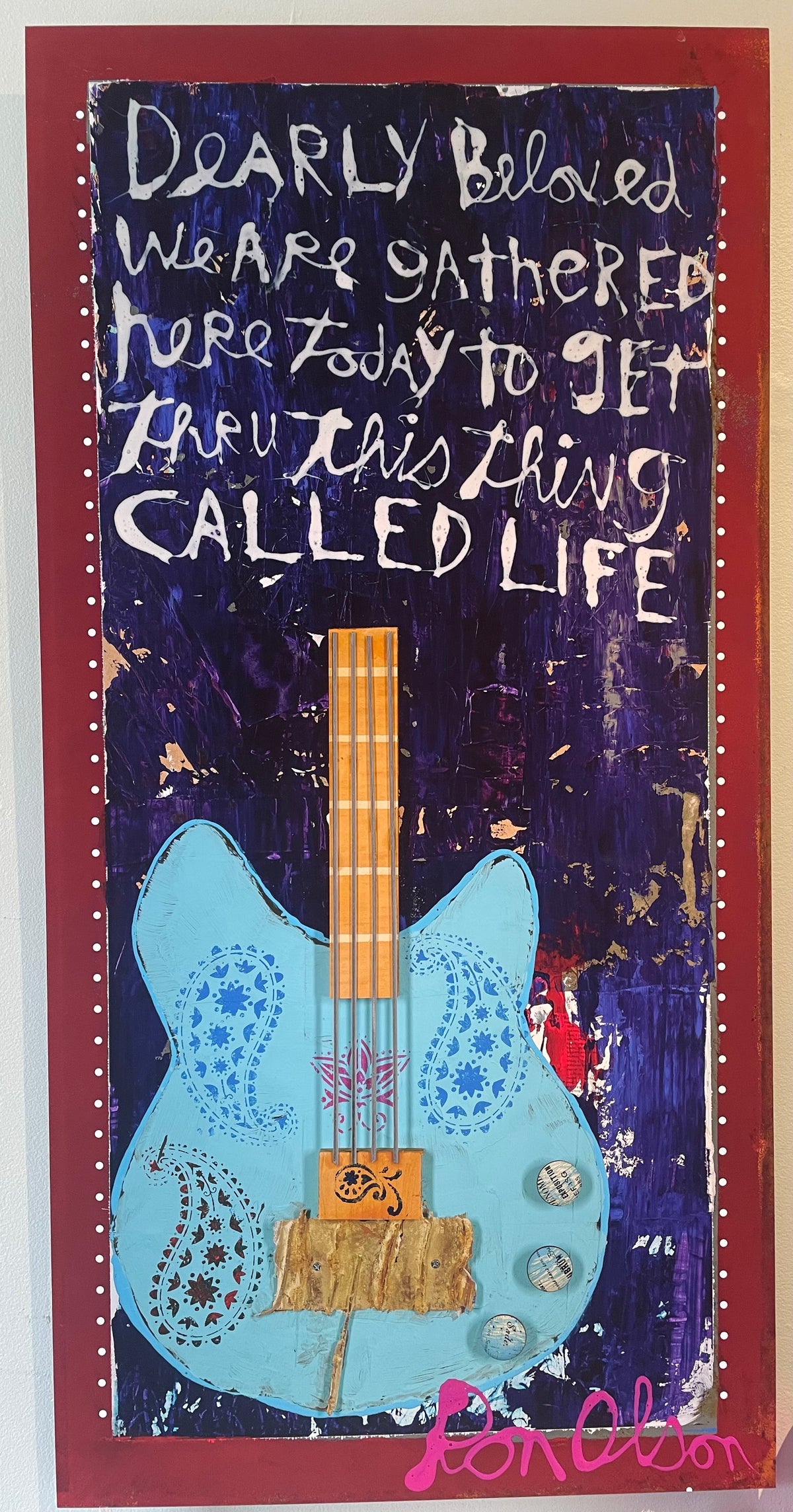 "Dearly Beloved" REPRODUCTION of an original painting by local Memphian Ron Olson