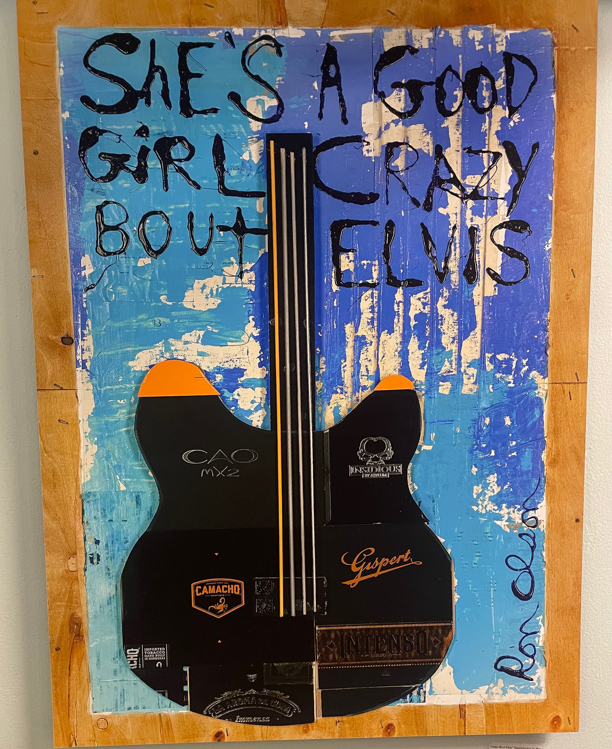 "Crazy Bout Elvis" REPRODUCTION of an original painting by local Memphian Ron Olson