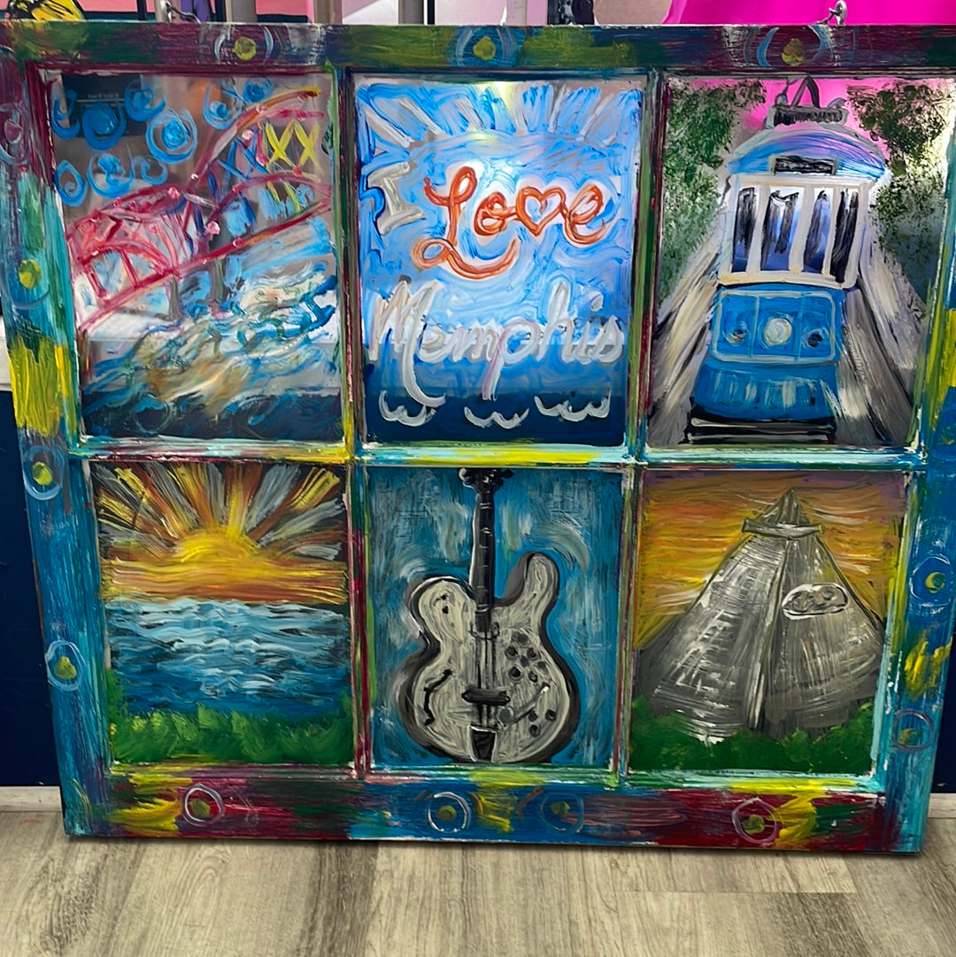 Sun Window Original by Judy Vandergrift