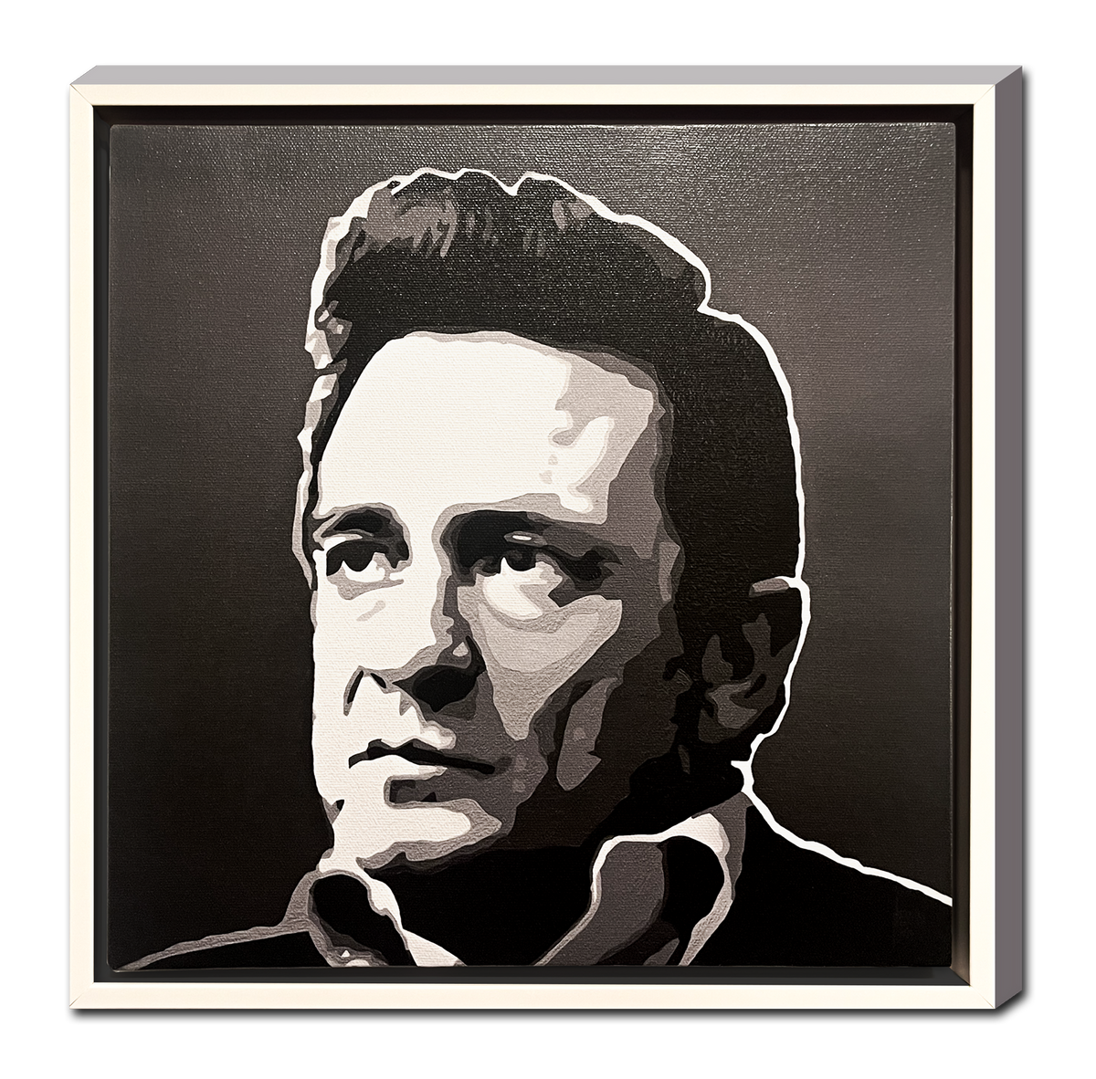 Johnny Cash B/W- Artwork by Jeremy Lewin, a local Memphis artist