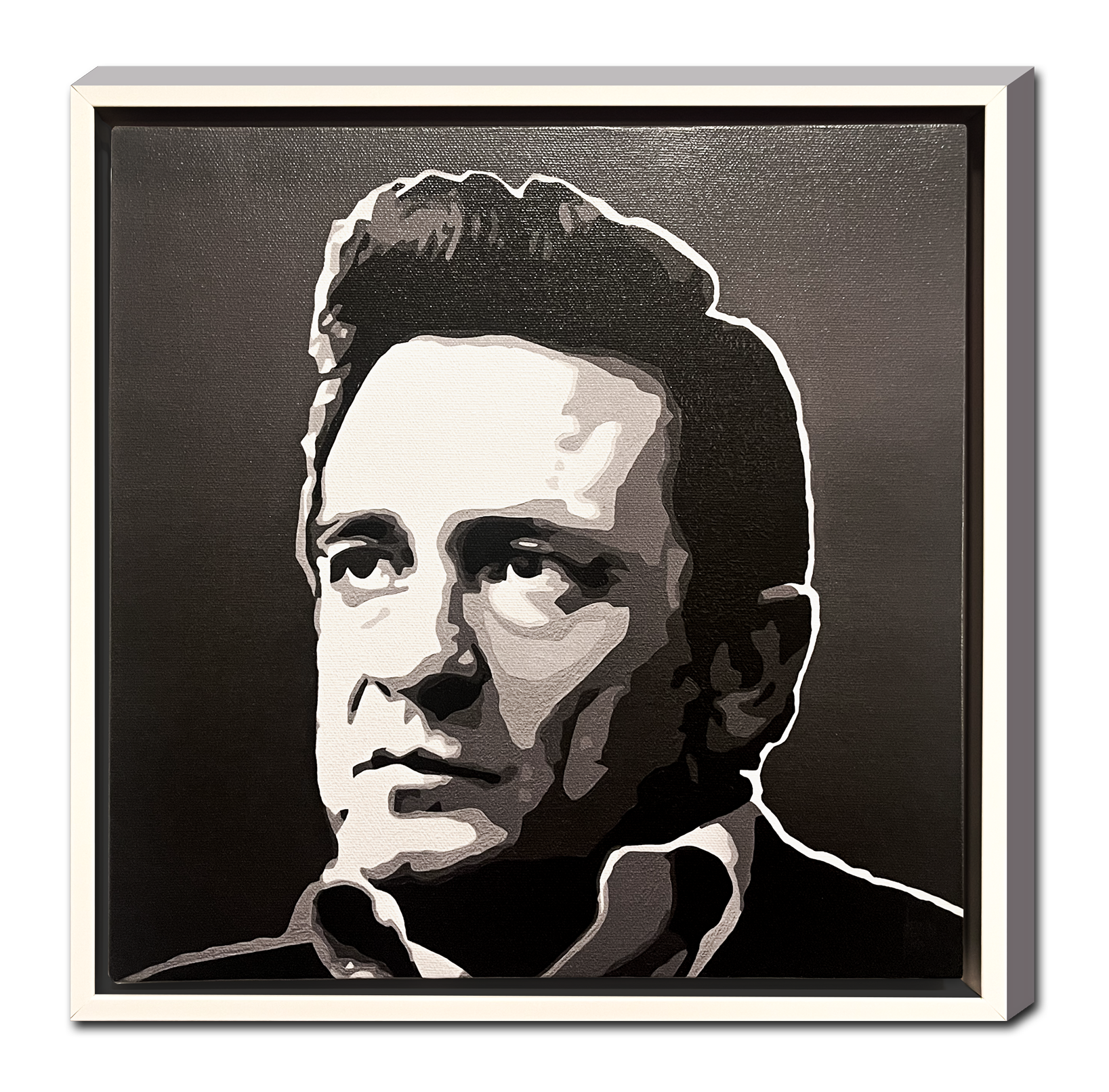 Johnny Cash B/W- Artwork by Jeremy Lewin, a local Memphis artist