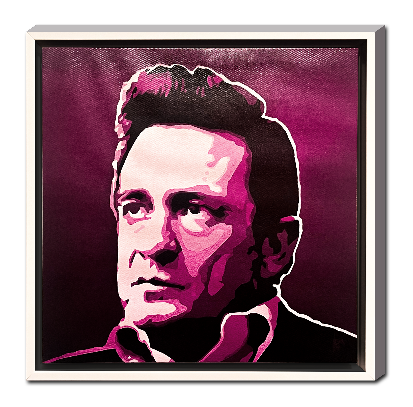 Johnny Cash Retro - Artwork by Jeremy Lewin, a local Memphis artist