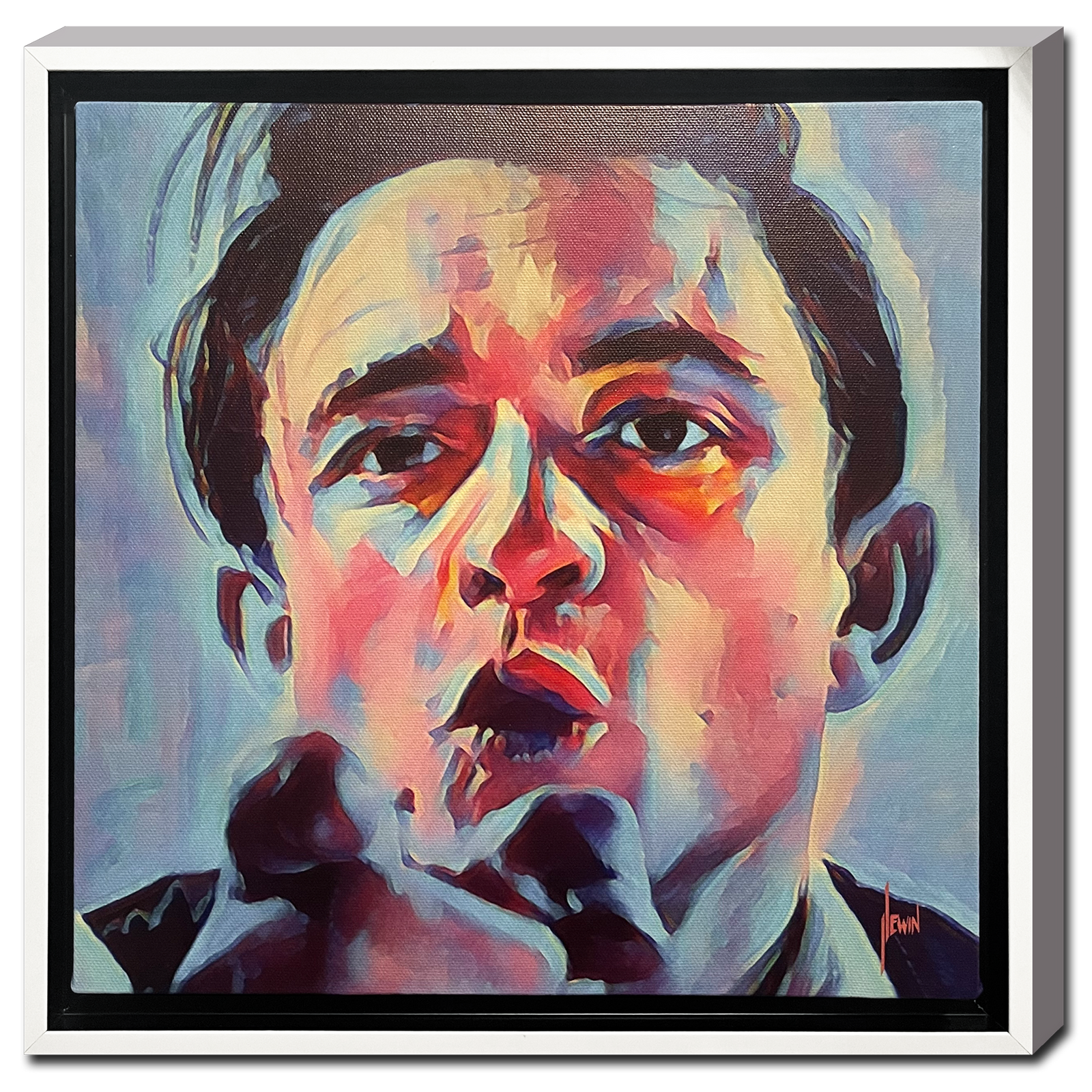 Johnny Cash in Color #2- Artwork by Jeremy Lewin, a local Memphis artist