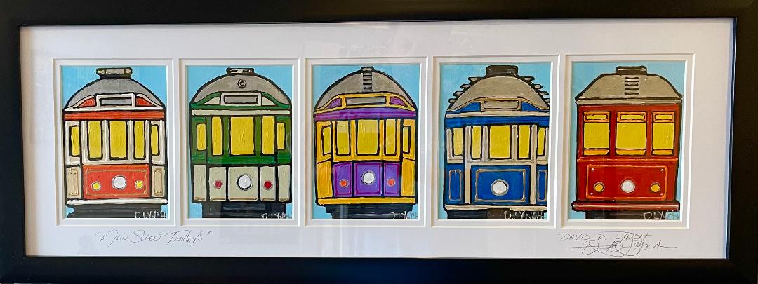 "Main Street Trolleys'" Original by David Lynch
