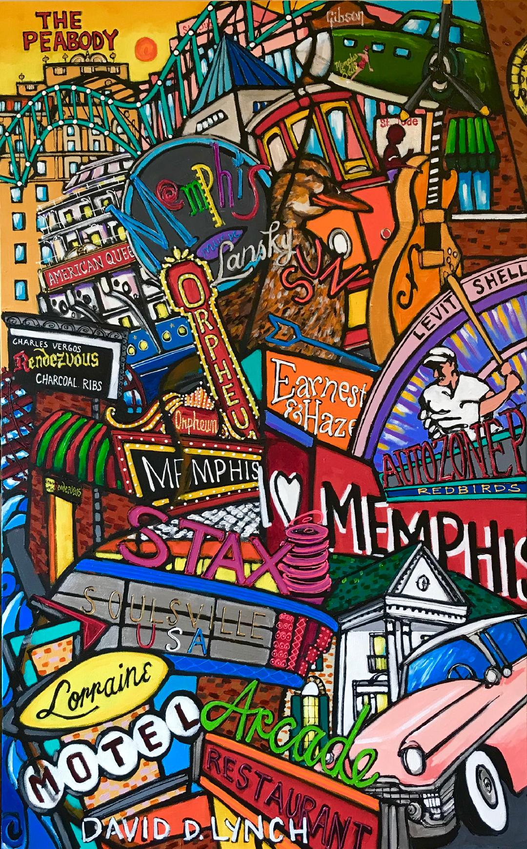 Print "Memphis" by Local Artist David Lynch