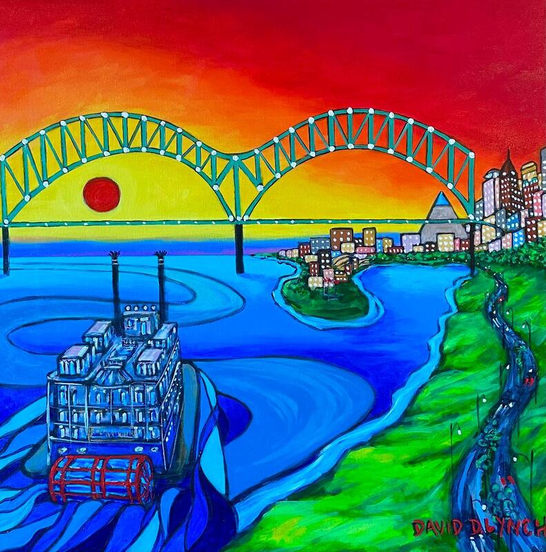 "Mississippi River" on Giclee by David Lynch