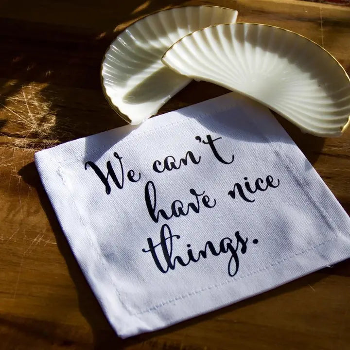 Cotton Coasters with Multiple Funny Classic Southern Sayings