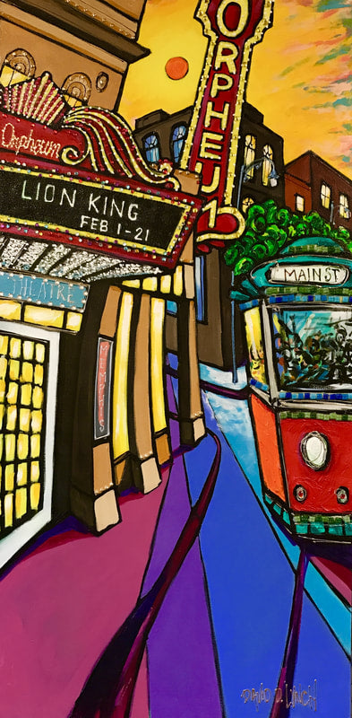 "Culture-in at the Orpheum Theatre" Print by David Lynch