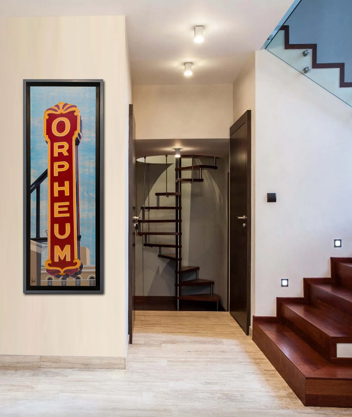 ORPHEUM Original Artwork by Jeremy Lewin, a local Memphis artist