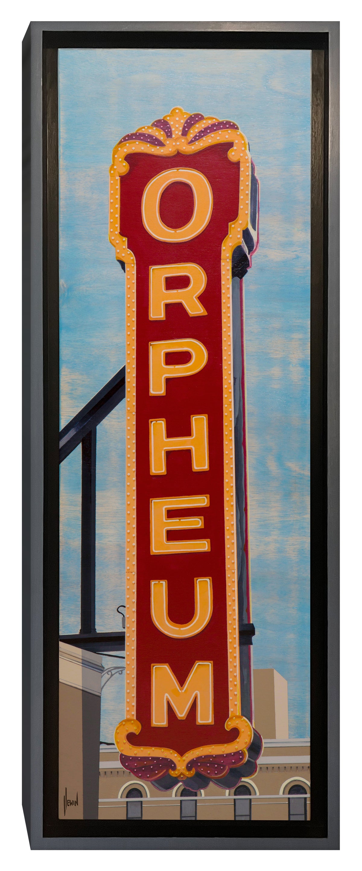 ORPHEUM Original Artwork by Jeremy Lewin, a local Memphis artist