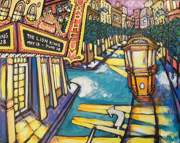 "Orpheum Theatre" Print by David Lynch