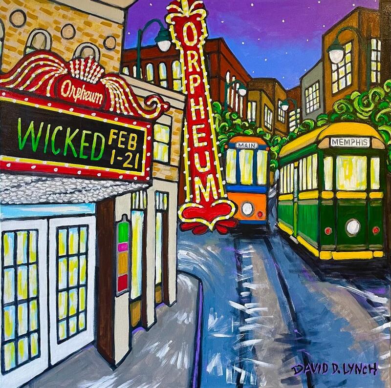 "Orpheum" on Giclee by David Lynch