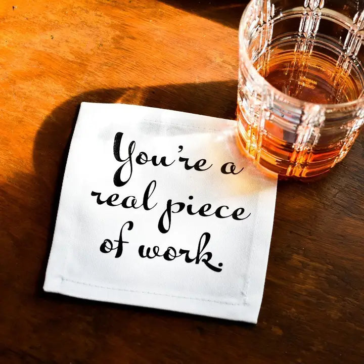 Cotton Coasters with Multiple Funny Classic Southern Sayings