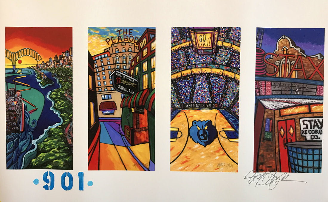 "Memphis 901" Print by David Lynch