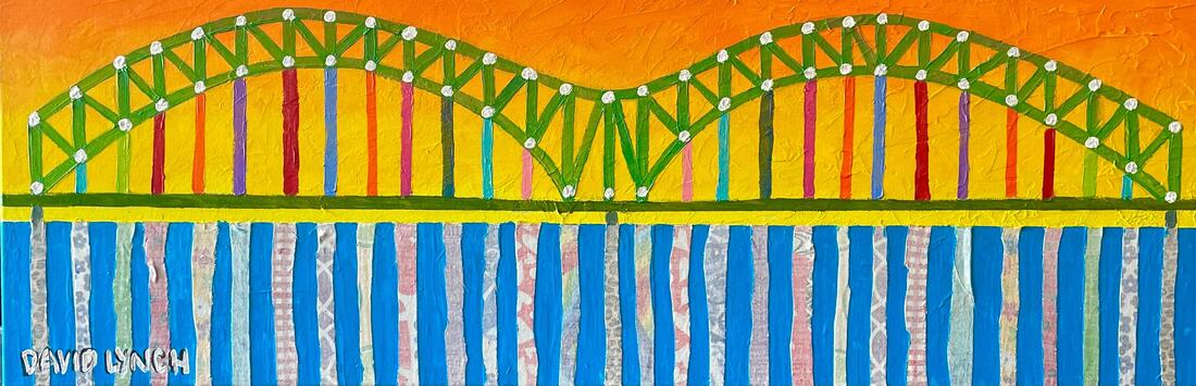 "River Lights" Original by David Lynch