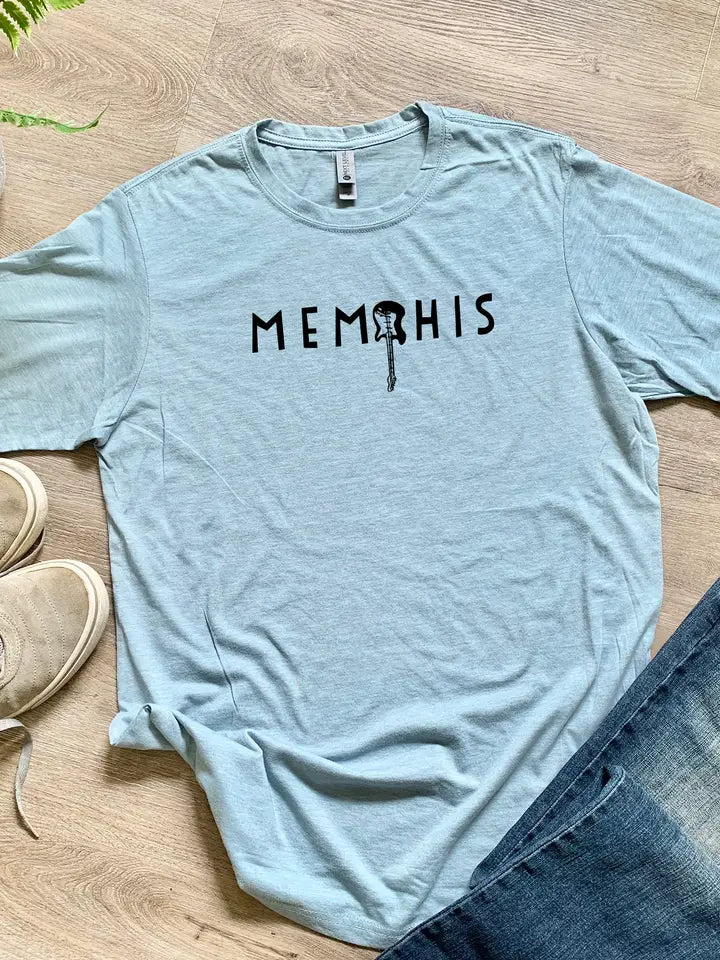 Memphis (Guitar) - Crew Tee - Multiple Color Options